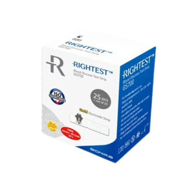 Bionime Rightest Blood Glucose Test Strip GS700- 25pcs
