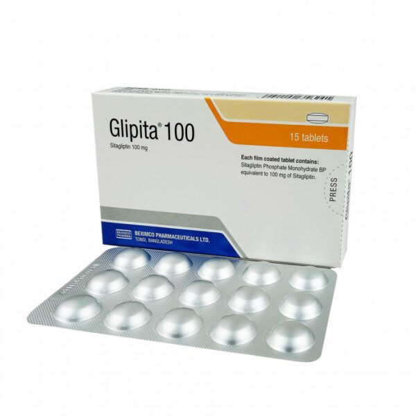 Glipita 100mg Tablet 1 Strip