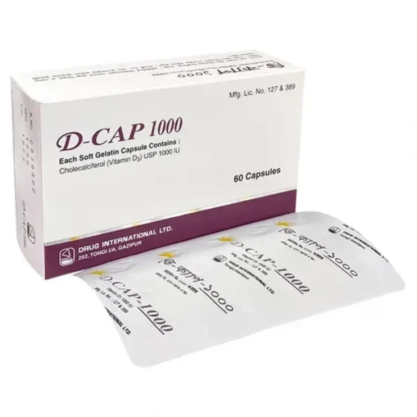 D Cap 1000IU Capsule 1 Strip