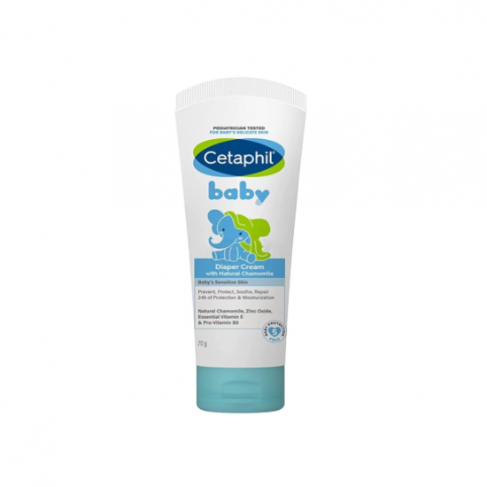 Cetaphil Baby Diaper Cream With Organic Calendula For Sensitive Skin 70g