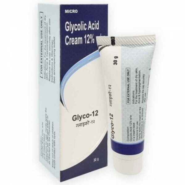 Glyco-12 Glycolic Acid Cream, 12% W/W, 30G