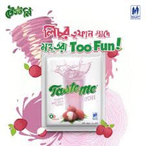 Taste Me Instant Soft Drink Powder (Lychee Flavor) 25gm