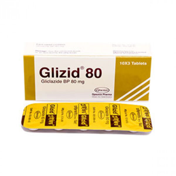 Glizid 80mg Tablet 1 Strip