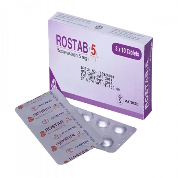Rostab 5mg Tablet 1 Strip