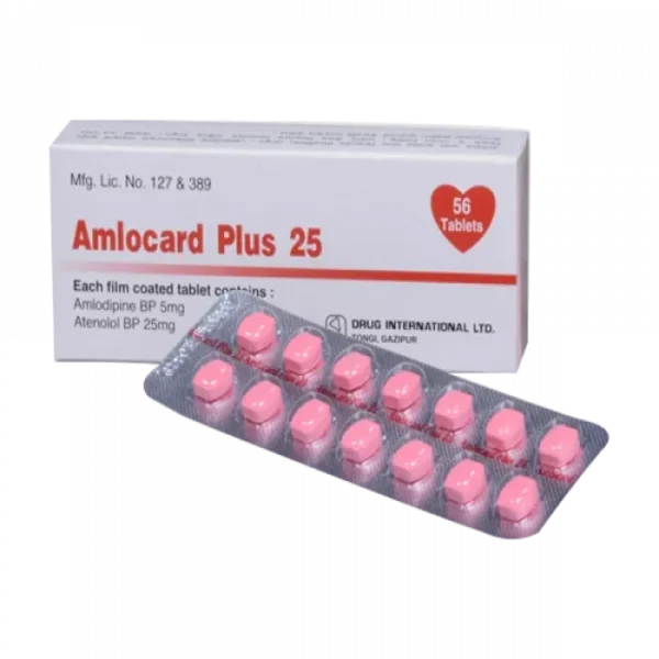 Amlocard Plus 25mg 10pcs