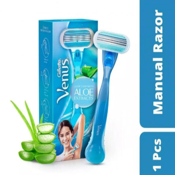 Venus Hair Removal Razor for Women with Aloe Vera