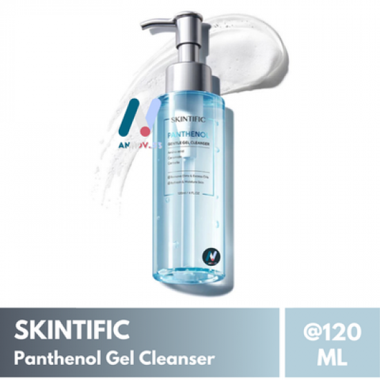 Skintific Panthenol Gentle Gel Cleanser, 120ml