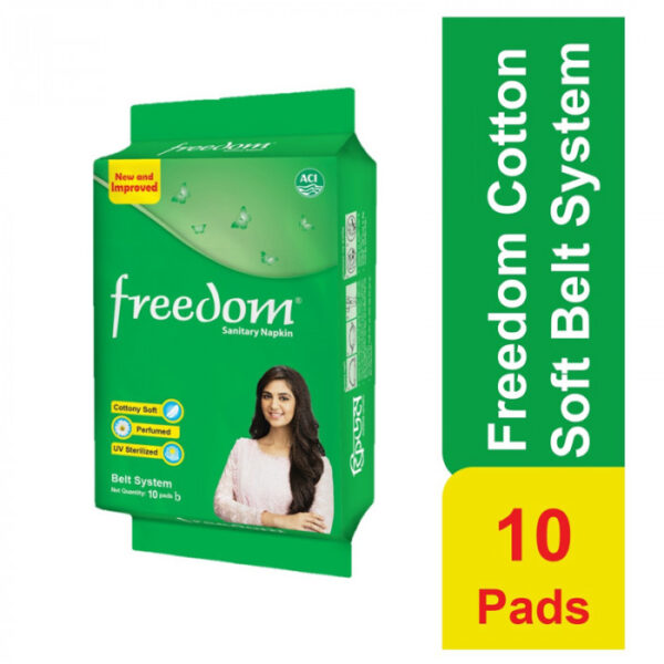 Freedom Sanitary Napkin (Belt System) 10 pads