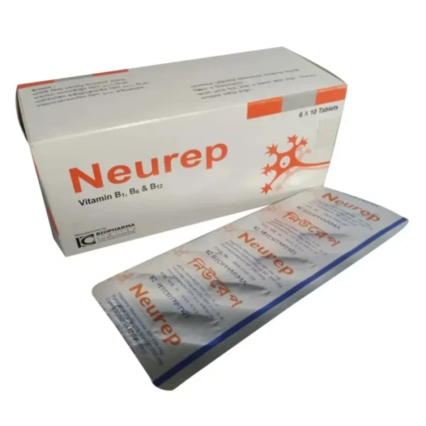 Neurep Vitamin B1, B6 & B12 Tablet 1 Strip