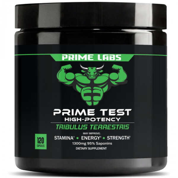 Prime Labs Tribulus Terrestris 1300mg for Men, 120 Capsules | USA