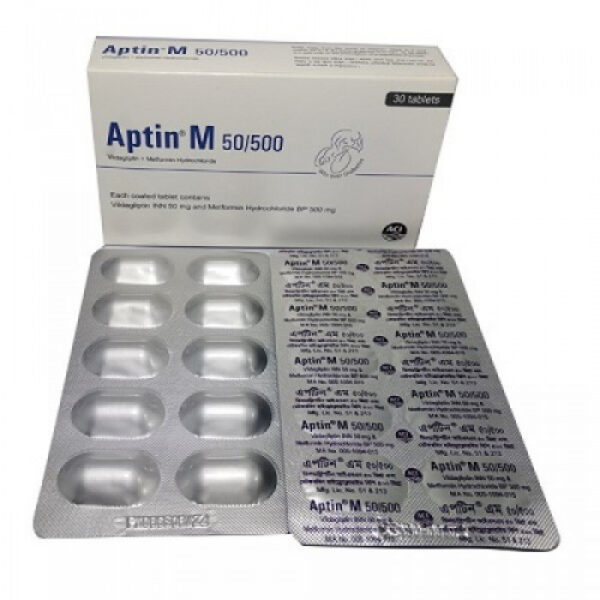 Aptin M 50/500mg 10pcs