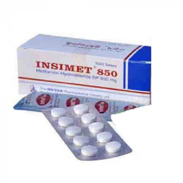 Insimet 850mg Tablet 1 Strip