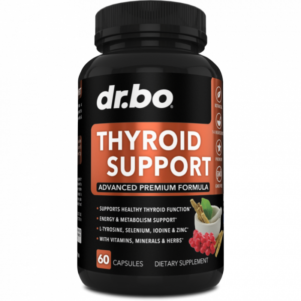 dr.bo Thyroid Support, 60 Capsules | USA