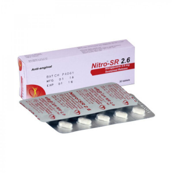 Nitro SR 2.6 Tablet, 1 Strip