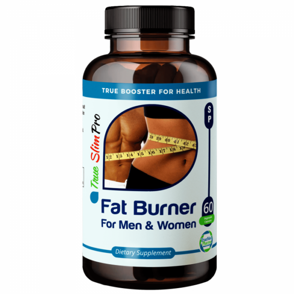 TrueMed Fat Burners for Men & Women, slim protein fat burner supplements for weight loss, 60 Capsules, USA