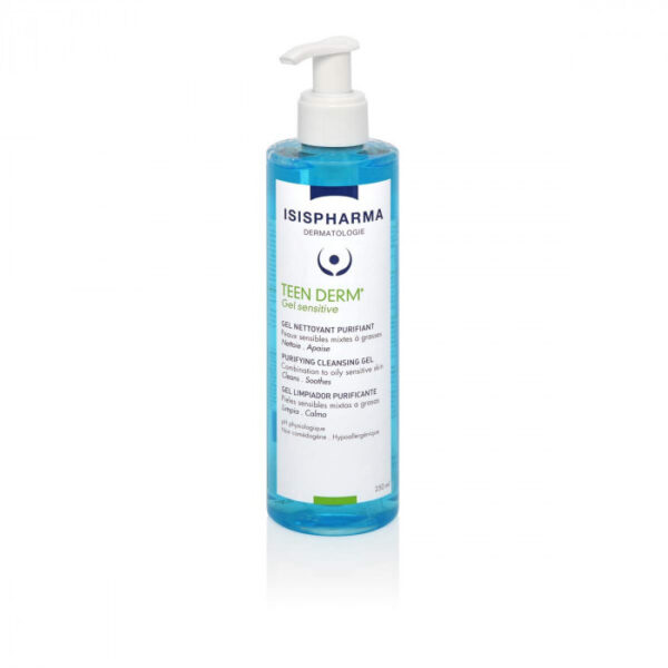 ISIS PHARMA Teen Derm Gel Sensitive For Combination to Oily Sensitive Skin 250ml