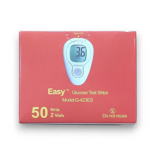 Bioland Easy G-423ES Blood Glucose Test Strips – 50 Strips