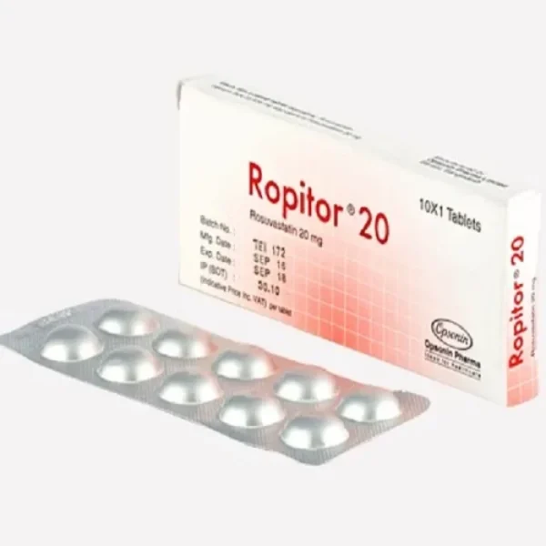 Ropitor 20mg 14Pcs