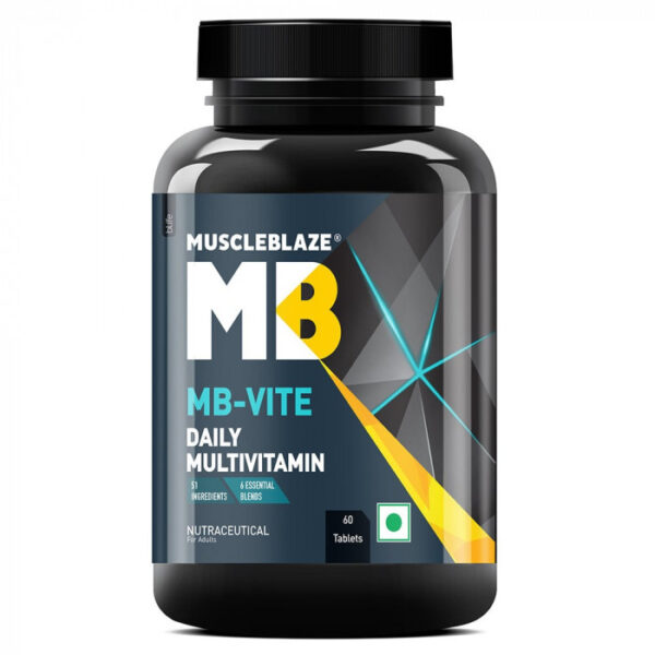MuscleBlaze MB-Vite Daily Multivitamin, 60 Tablets