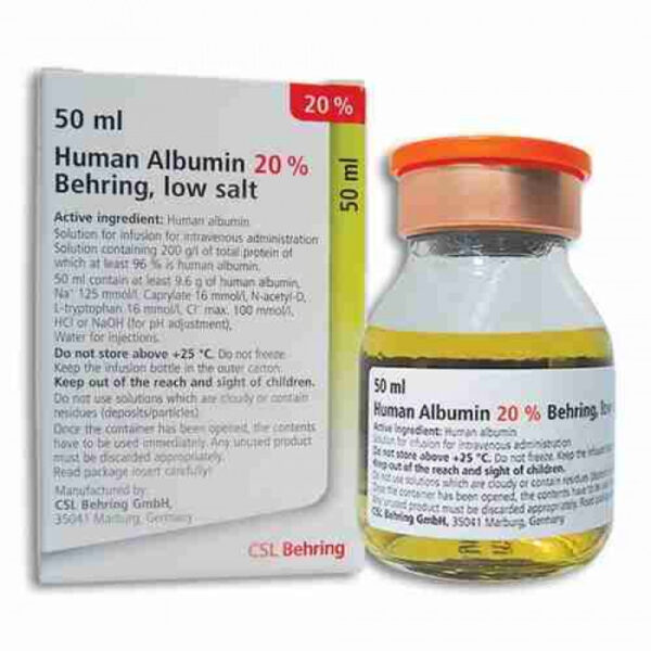 Human Albumin 20% Behring 50ml