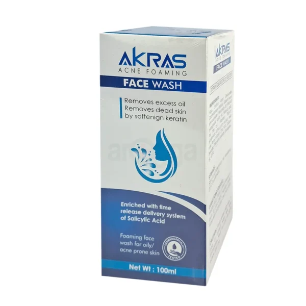 Akras Acne Foaming Face Wash 100ml