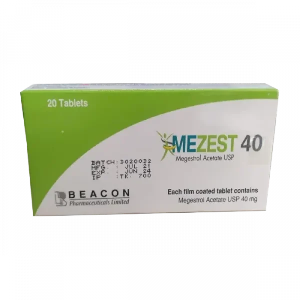 Mezest 40mg Tablet 1 Strip
