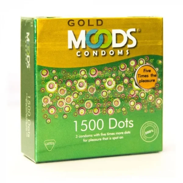 Moods Gold 1500 Dots Condom 1 Packet