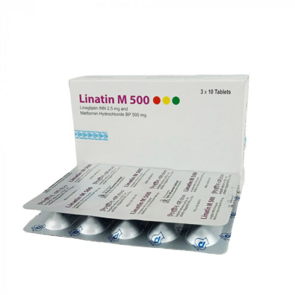 Linatin M 2.5mg+500mg Tablet