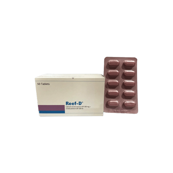 Reef-D 500mg+200IU Tablet 10pcs