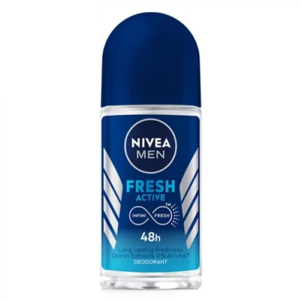 Nivea Men Roll On Fresh Active Deodorant Roll-On 50ml