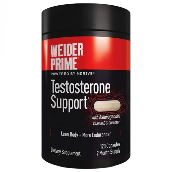 Weider Prime Testosterone Support 120 Capsules, USA